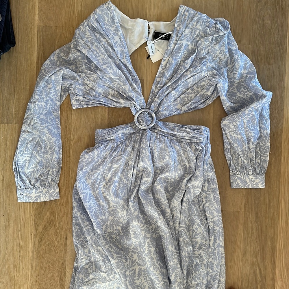 NTW backless maxi dress